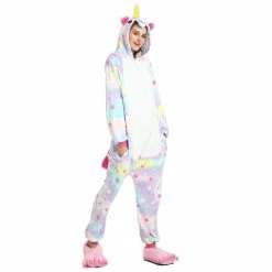 Etaya Stars Unicorn Kigurumi Onesies Pajamas Animal Onesies For Adult
