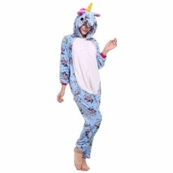 Etaya Belly Unicorn Kigurumi Onesies Pajamas Animal Onesies For Adult