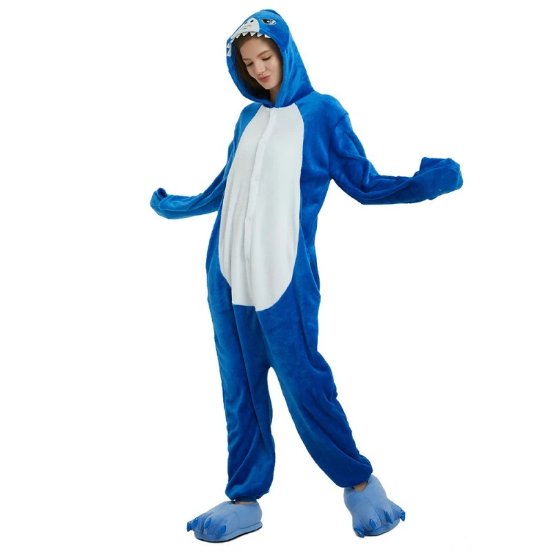 Etaya Shark Gloves B Kigurumi Animal Onesie Pajama Costumes For Adult