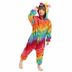 Etaya Fish Belt Unicorn Kigurumi Animal Onesies Pajamas For Kids