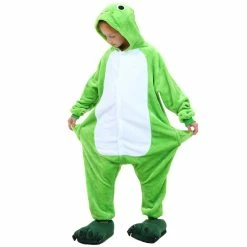 Etaya Kids Frog Kigurumi Animal Onesies Pajamas