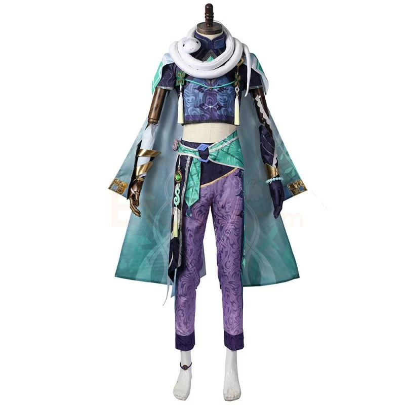 Etaya Genshin Impact Baizhu Game Cosplay Costumes - Image 2