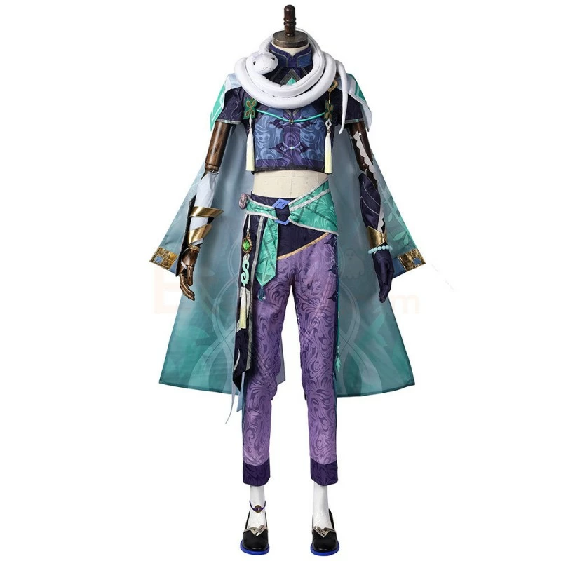 Etaya Genshin Impact Baizhu Game Cosplay Costumes - Image 3