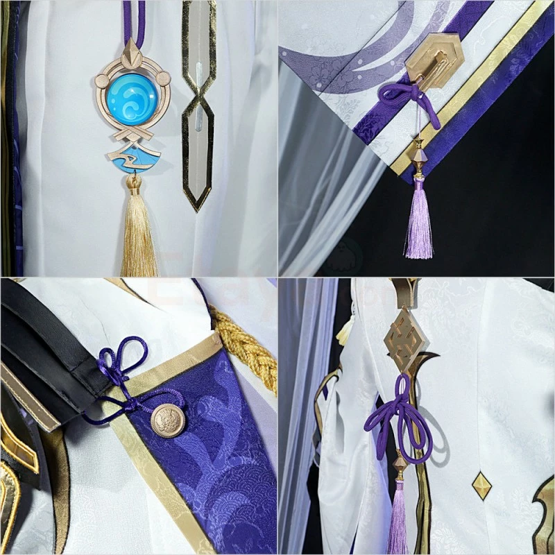 Etaya Genshin Impact Kamisato Ayato Cosplay Costumes - Image 11