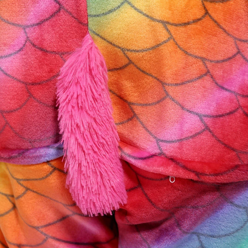 Etaya Fish Scale Unicorn Onesie Pajamas Animal Onesies For Adult - Image 9