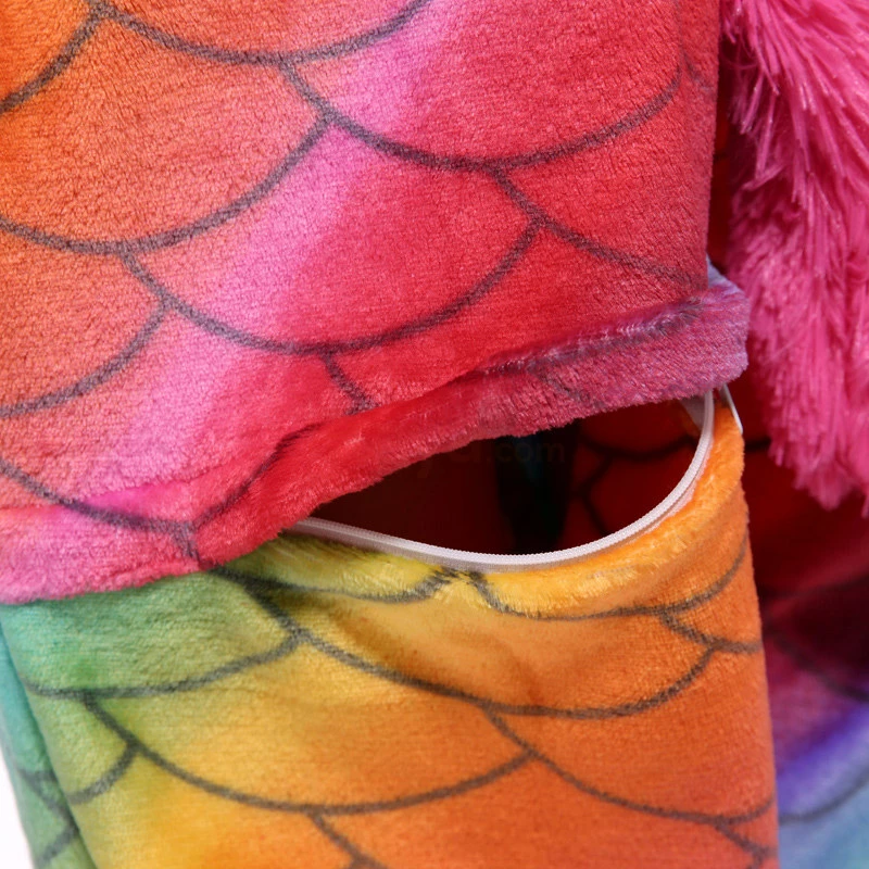 Etaya Fish Scale Unicorn Onesie Pajamas Animal Onesies For Adult - Image 10