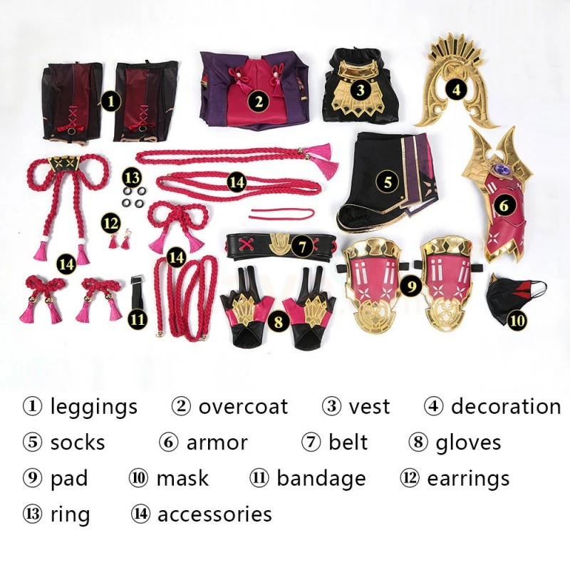 Etaya Kuki Shinobu Cosplay Costume Genshin Impact Cosplay Suits - Image 13