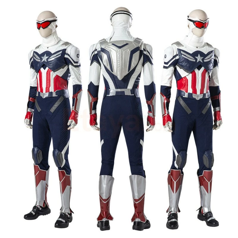Etaya Captain America Sam Wilson Cosplay Costume The Falcon And The Winter Soldier Suits - Image 2