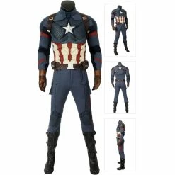 Etaya Captain America Cosplay Costumes Avengers-Endgame Steve Rogers