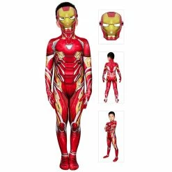 Etaya Iron Man Costume For Kids The Avengers Tony Stark Cosplay Jumpsuits