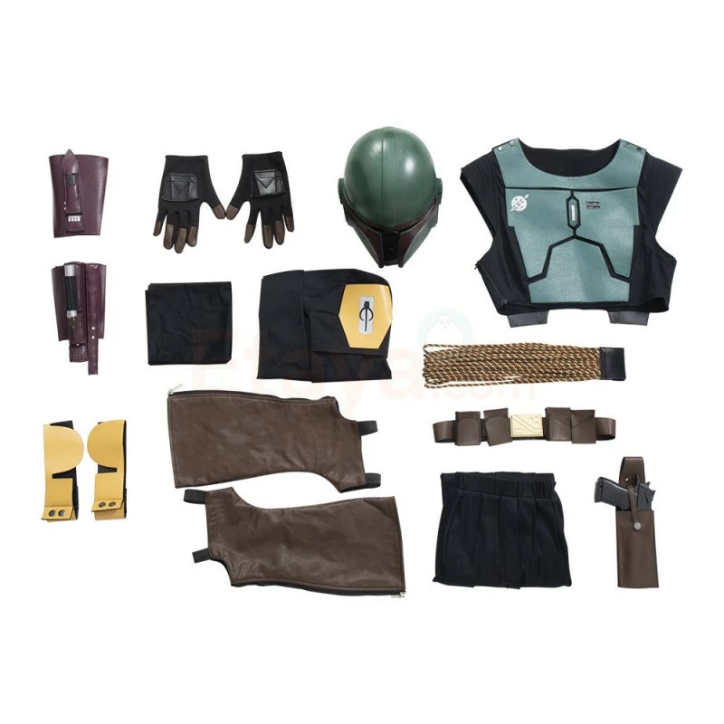 Etaya The Mandalorian Boba Fett Cosplay Costumes Star Wars Suit - Image 23