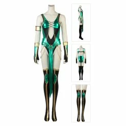 Etaya X Jade Cosplay Costume Mortal Kombat Cosplay Suit