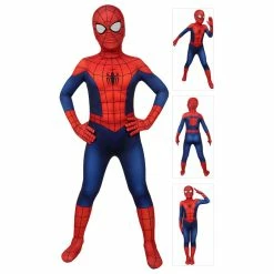 Etaya Classic Ultimate Spider-Man Suit For Kids Spiderman Cosplay Costume