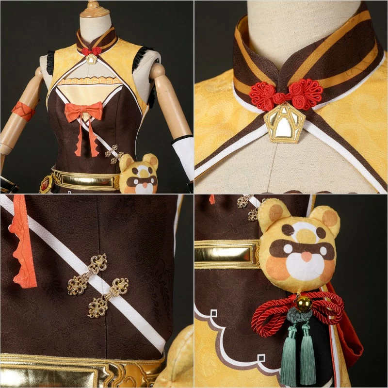 Etaya Genshin Impact Cosplay Suits Xiangling Cosplay Costume - Image 5