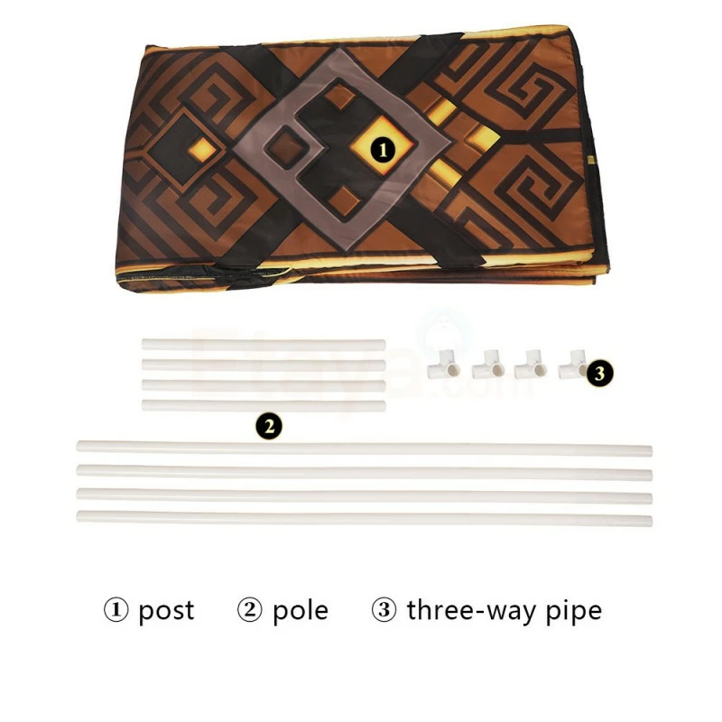 Etaya Genshin Impact Cosplay Suits Zhongli Rock Pillar Halloween Costume - Image 5