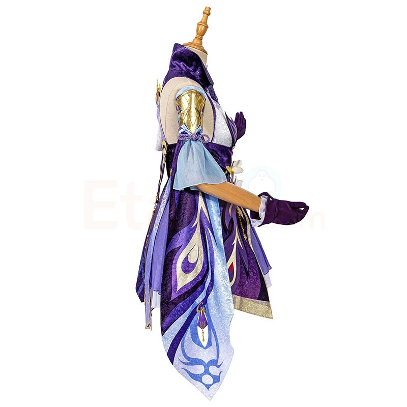 Etaya Keqing Costume Genshin Impact Cosplay Suits - Image 5