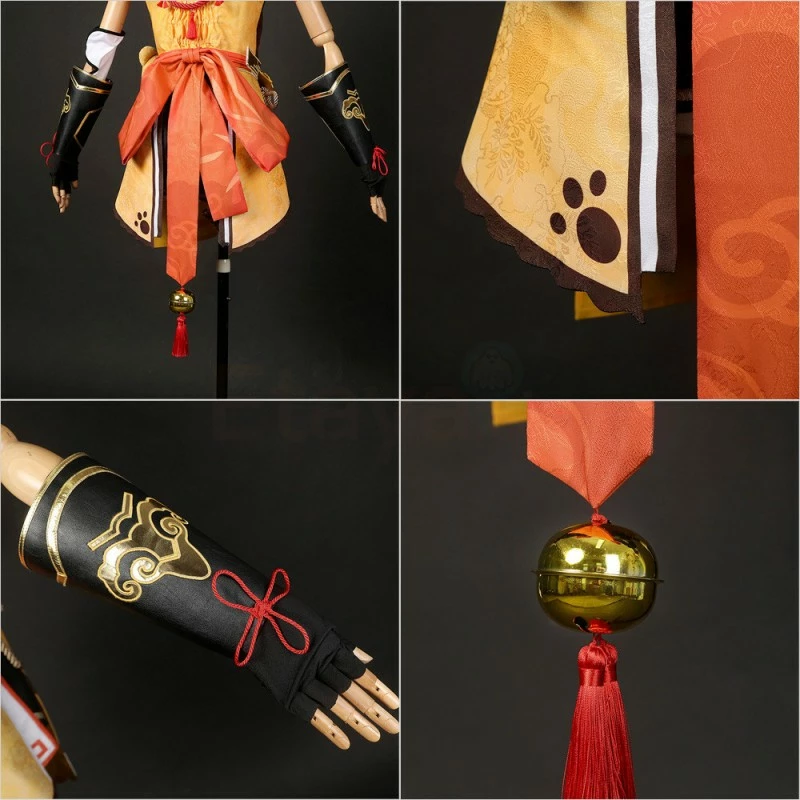 Etaya Genshin Impact Cosplay Suits Xiangling Cosplay Costume - Image 6