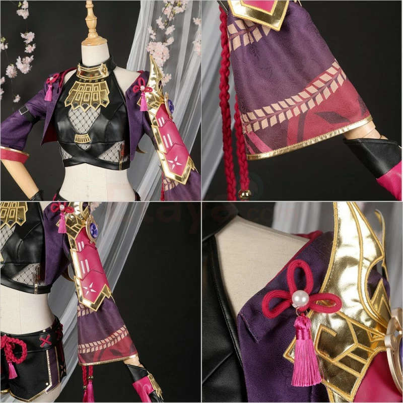 Etaya Kuki Shinobu Cosplay Costume Genshin Impact Cosplay Suits - Image 6