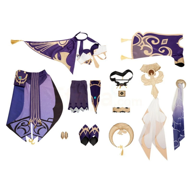 Etaya Genshin Impact Halloween Suits Candace Cosplay Costume - Image 5