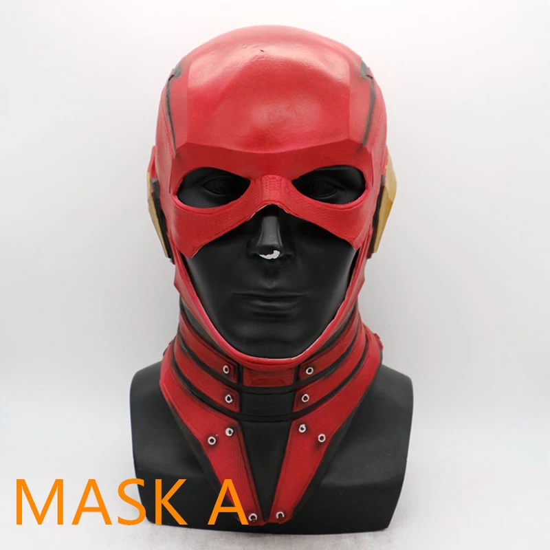 Etaya Halloween Prom Party Helmet DC Superhero The Flash Mask - Image 2