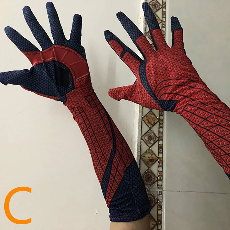 Etaya Spiderman Gloves Cosplay Props Gloves For Halloween Party - Image 8