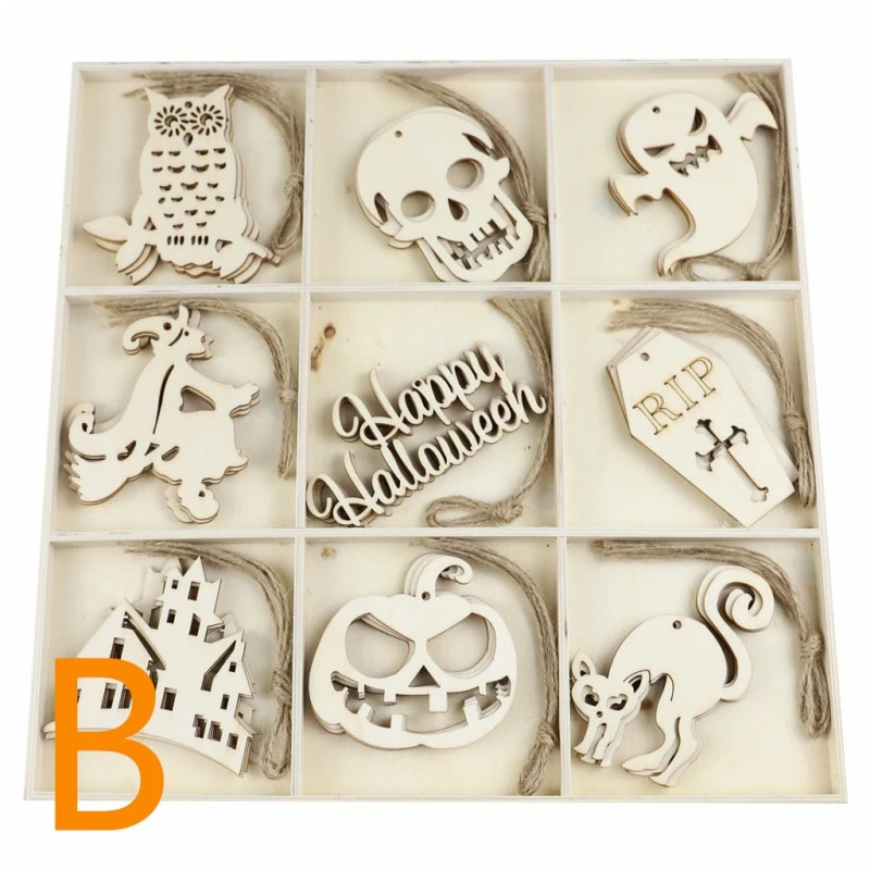 Etaya Creative Wooden Crafts Party Decorations For Halloween - Image 4
