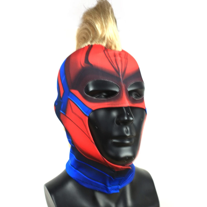 Etaya Marvel Movie Captain Marvel Cosplay Carol Danvers Mask - Image 3