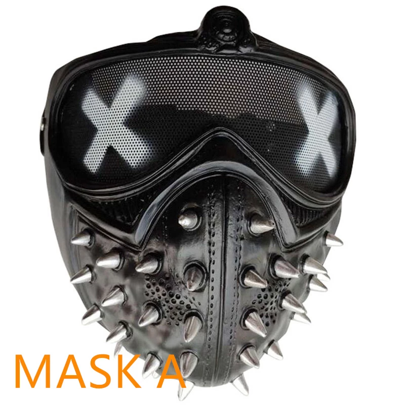 Etaya Halloween Prom Party Cosplay Helmet Watch Dog Half Face Mask - Image 4
