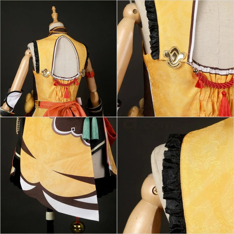 Etaya Genshin Impact Cosplay Suits Xiangling Cosplay Costume - Image 7