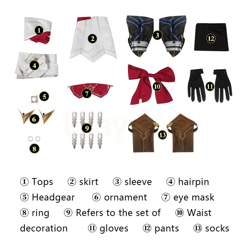 Etaya Genshin Impact Eremite Desert Clearwater Cosplay Suits - Image 7