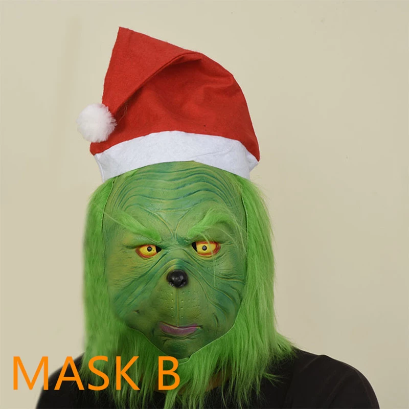 Etaya The Grinch Cosplay Mask Grinch Mask - Image 5