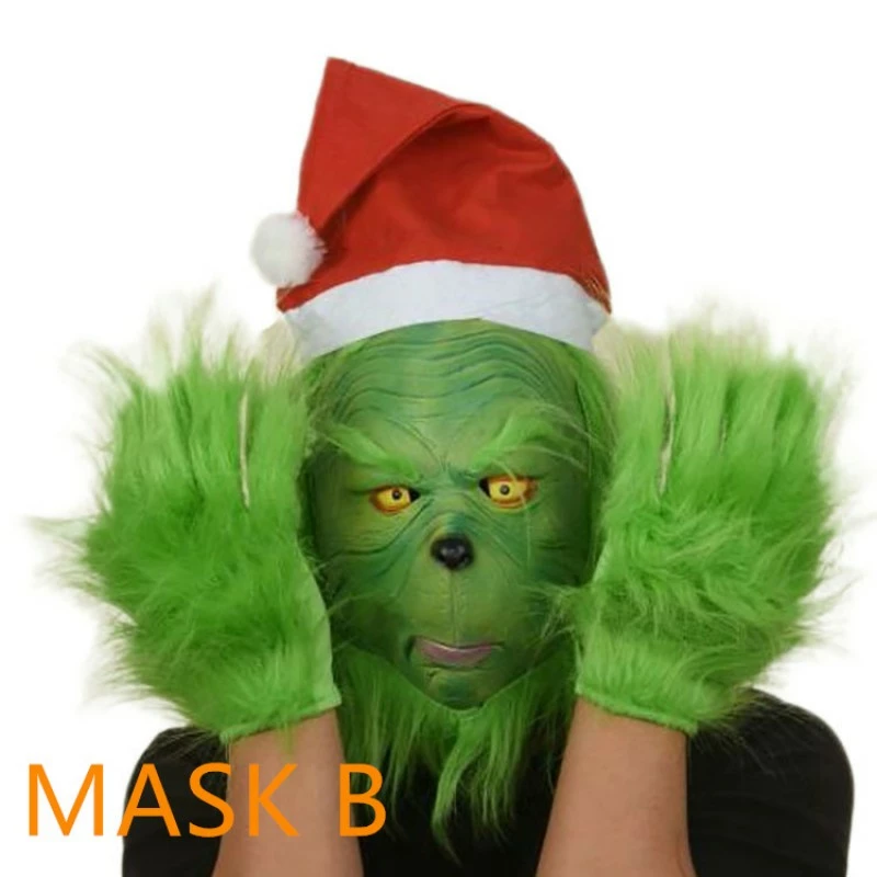 Etaya The Grinch Cosplay Mask Grinch Mask - Image 7