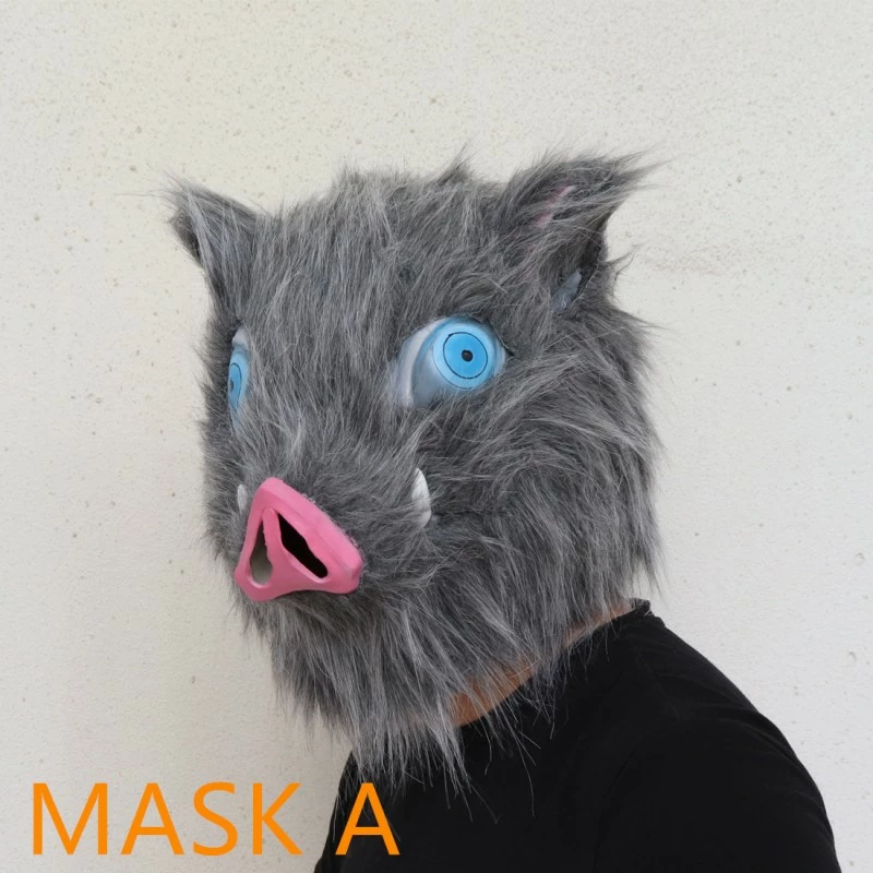 Etaya Anime Cosplay Props Demon Slayer Blade Mouth Hirasuke Boar Mask - Image 2