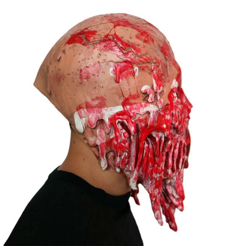 Etaya Halloween Horror Helmet Walking Dead Blood Face Mask - Image 4