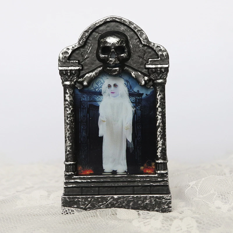 Etaya Halloween Scene Layout Props Luminous Tombstone Decorations - Image 8
