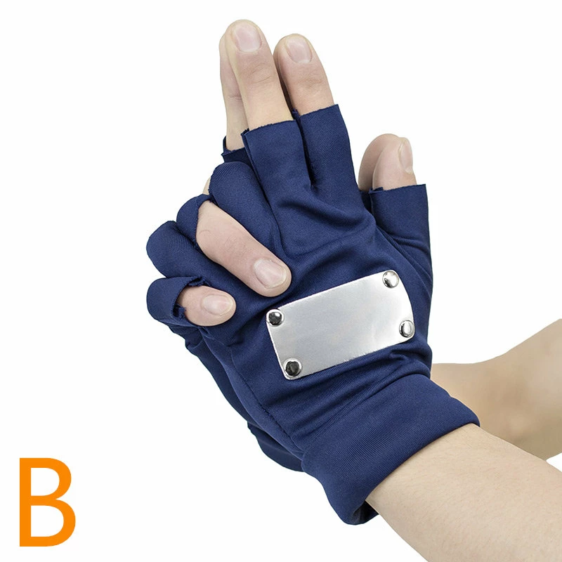 Etaya Kakashi Gloves Naruto Cosplay Gloves - Image 5