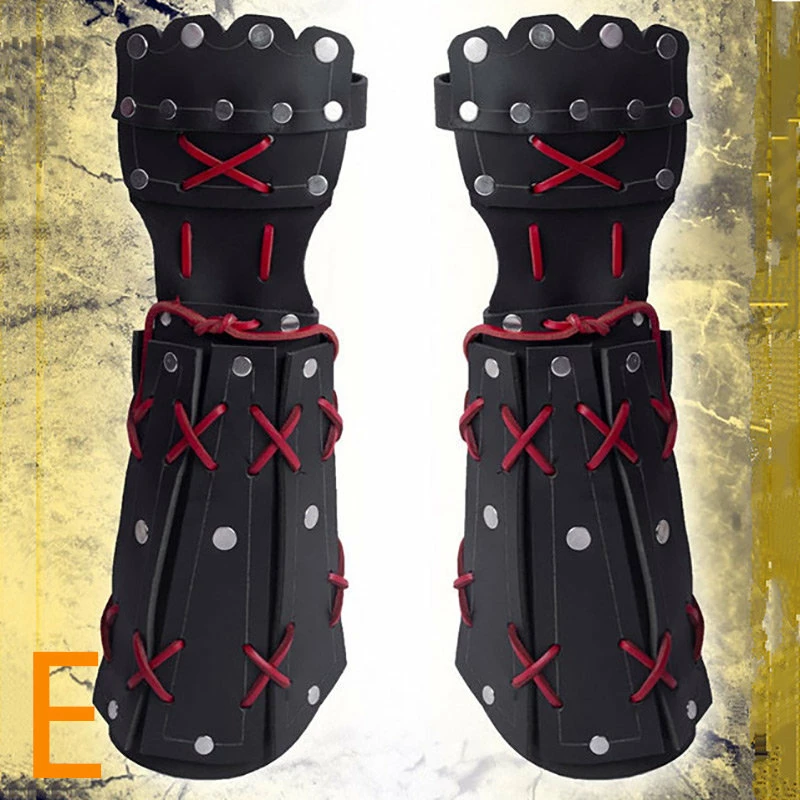 Etaya European Medieval Warrior Fighting Leather Wrist Boxing Gloves - Image 10