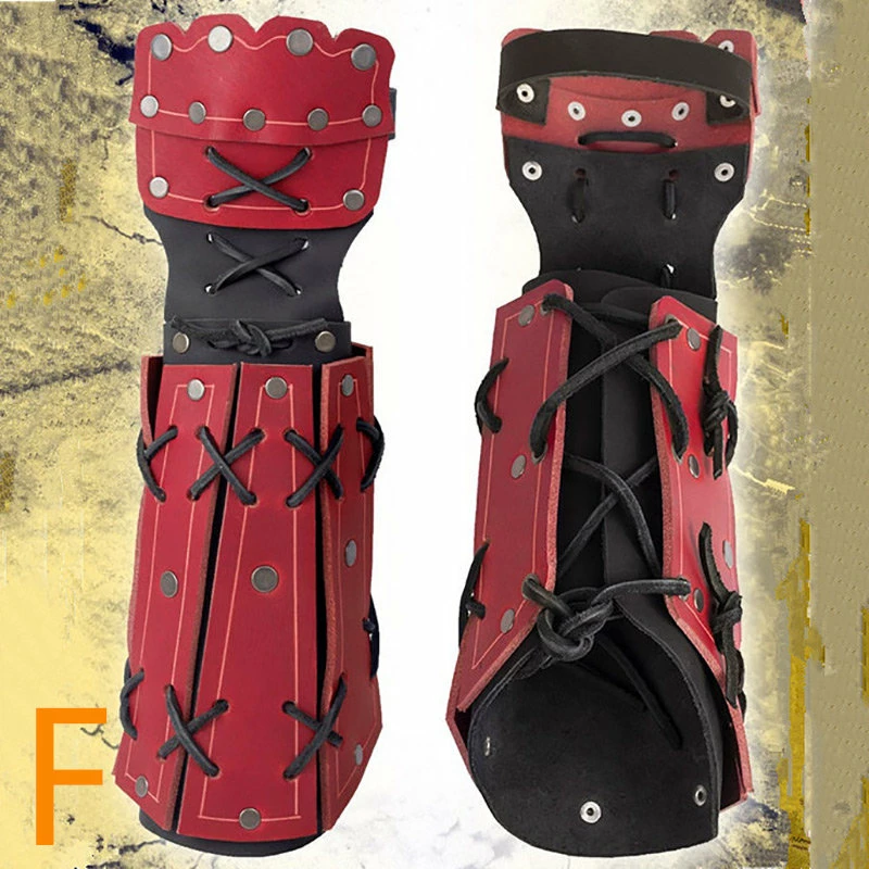 Etaya European Medieval Warrior Fighting Leather Wrist Boxing Gloves - Image 12