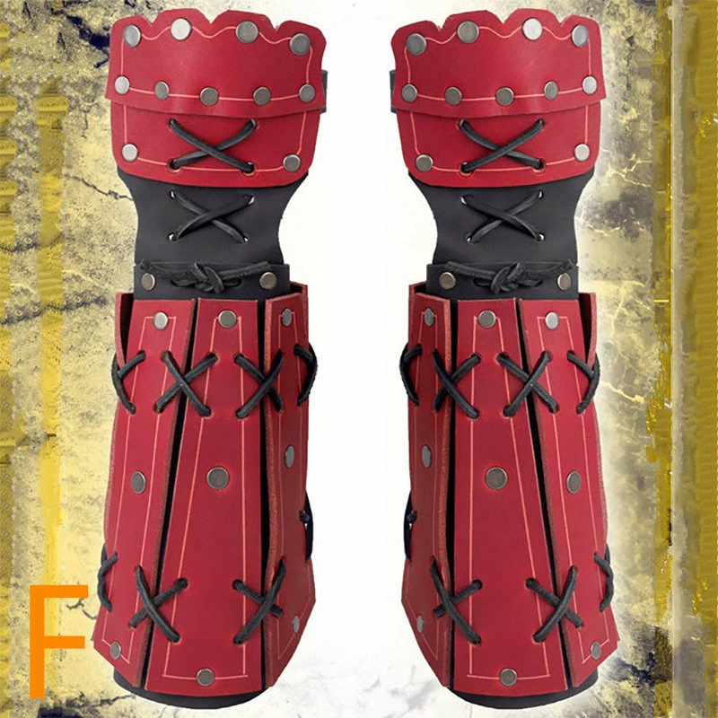 Etaya European Medieval Warrior Fighting Leather Wrist Boxing Gloves - Image 13