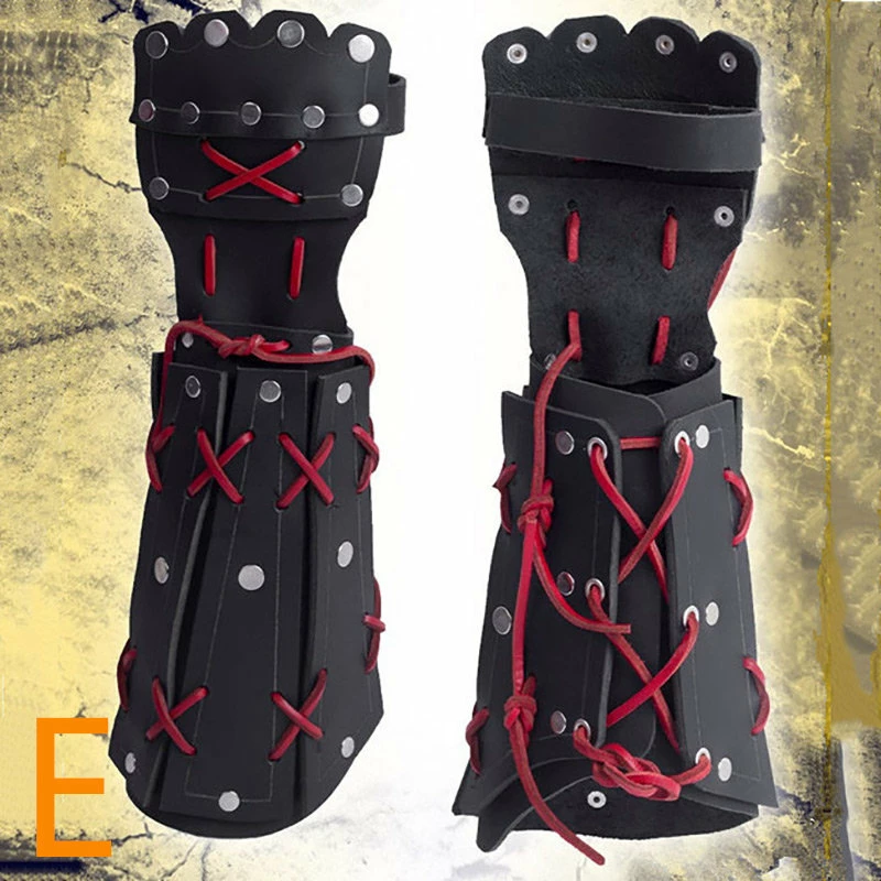 Etaya European Medieval Warrior Fighting Leather Wrist Boxing Gloves - Image 11