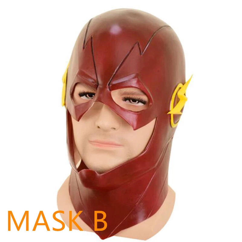 Etaya Halloween Prom Party Helmet DC Superhero The Flash Mask - Image 3