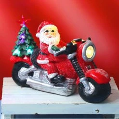 Etaya Light-up Music Motorcycle Crafts For Christmas