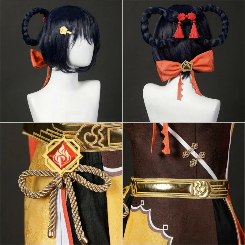 Etaya Genshin Impact Cosplay Suits Xiangling Cosplay Costume - Image 8