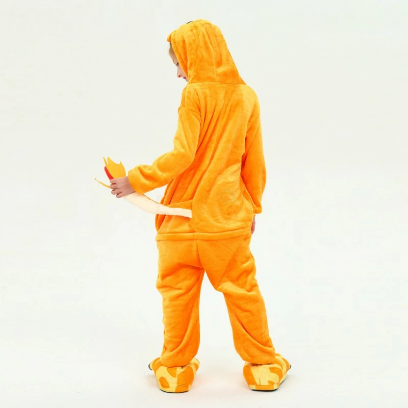 Etaya Kids Fire Dragon Kigurumi Animal Onesies Pajamas - Image 8