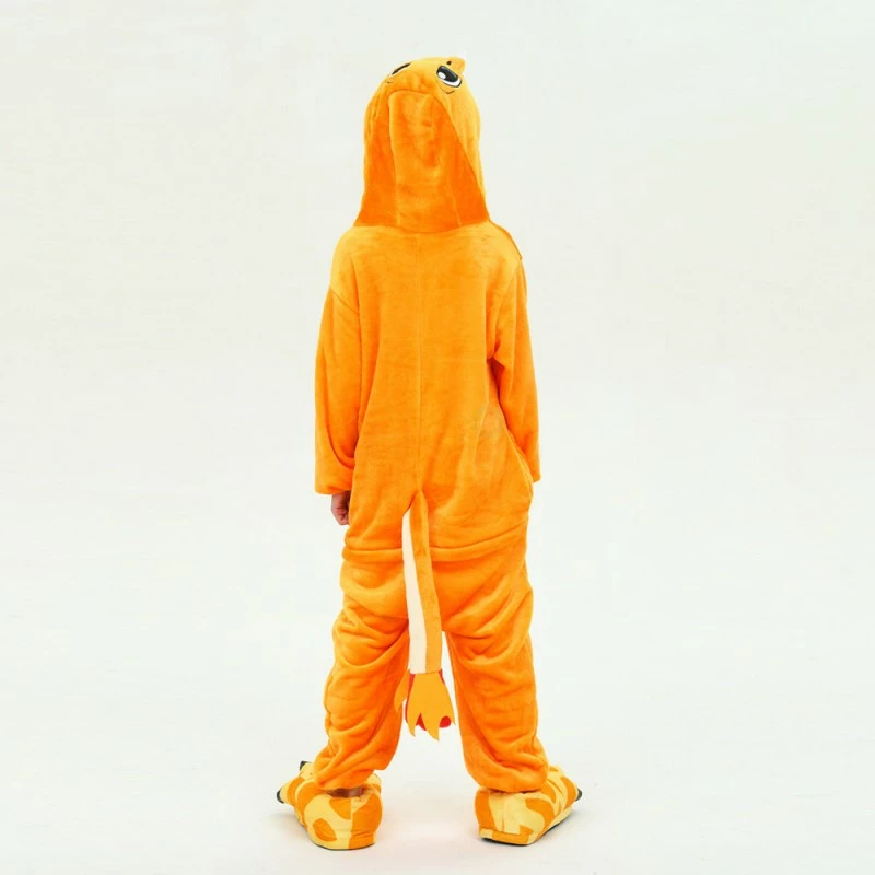 Etaya Kids Fire Dragon Kigurumi Animal Onesies Pajamas - Image 10