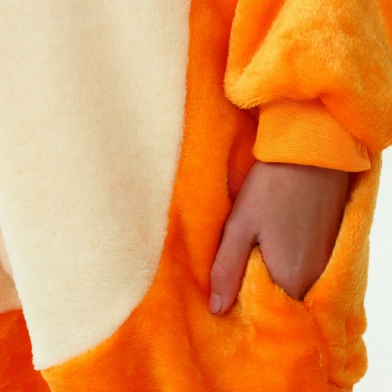 Etaya Kids Fire Dragon Kigurumi Animal Onesies Pajamas - Image 12