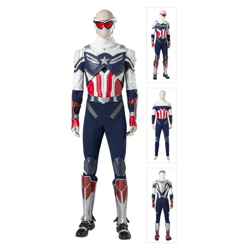 Etaya Captain America Sam Wilson Cosplay Costume The Falcon And The Winter Soldier Suits