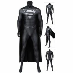 Etaya Superman Costume Justice League Clark Kent Cosplay Kal-El Black Suit