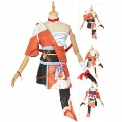 Etaya Yoimiya Cosplay Costumes Game Genshin Impact Cosplay Suit