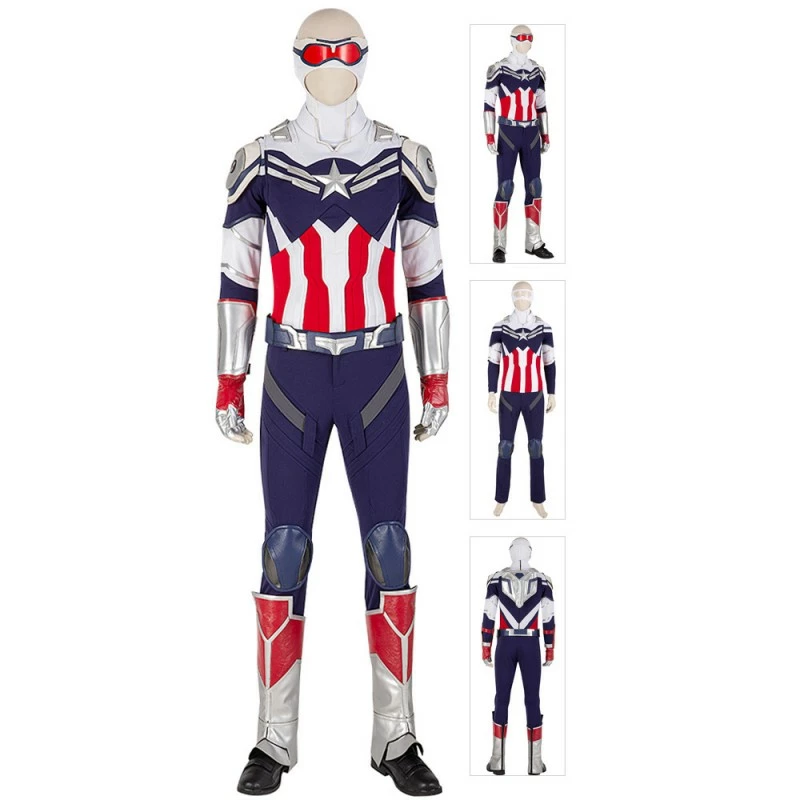 Etaya Sam Wilson Cosplay Costumes The Falcon And The Winter Soldier Suit